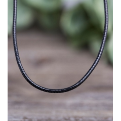 Collana in Argento Sterling con Cordino in Pelle Intrecciata, Gioielli alla Moda con Perline - Product Image 2