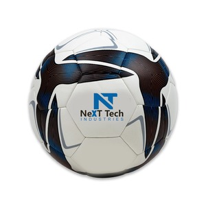 Next Tech Nouveau style Technologie hybride de football Ballon de match professionnel Matériau de texture en TPU Conception personnalisée et logo personnalisé - Product Image 1