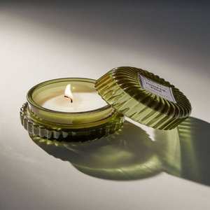 Porte-bougie en verre radiant, émettant une douce lumière chaude pour rehausser la décoration de la maison et créer une ambiance festive magnifique - Product Image 3