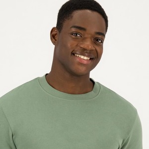 Sweat-shirt surdimensionné personnalisé pour les marques de streetwear, sweat-shirt en molleton de coton premium avec impression DTF et finition doublée douce - Product Image 4