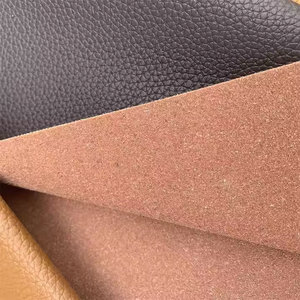 หนังแท้สีดำ100% ขนาด1.20มม. เป็นมิตรกับสิ่งแวดล้อมผ้าหนังแท้ - Product Image 3