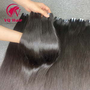 Extensiones de cabello humano sin procesar vietnamita virgen Real de alta calidad Paquetes de alto grado Máquina recta Trama doble 100g - Product Image 3