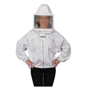 Chaquetas de algodón para apicultura atractivas del fabricante, logotipo personalizado, ropa de seguridad transpirable de talla grande a prueba de picaduras - Product Image 6