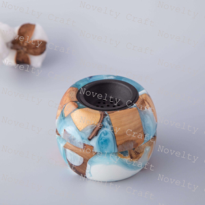 Juego de quemador de incienso religioso de madera y Metal moderno, soporte colgante duradero ecológico para regalos de boda y Ramadán - Product Image 4