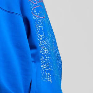 Sudadera con capucha unisex antipilling para invierno de talla grande, sudadera con diamantes de imitación, sudaderas con capucha y lavado de ácido de rizo francés hechas a medida - Product Image 6