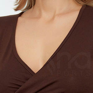 Precio al por mayor Logotipo personalizado Impresión Mujeres Crop Top Slim Fit Nueva llegada Mujeres Crop Top En Stock - Product Image 5