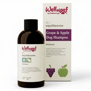 Shampoo per Cani Biologico RedMoringa Pet Products Uva e Mela 200 mL Premium OEM PL Italia per Toelettatura - Product Image 1