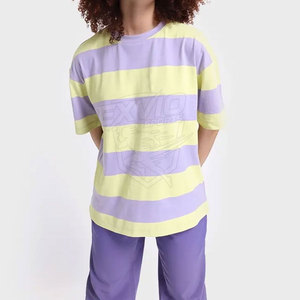 Camisetas Extra Grandes para Mujer, Diseño Nuevo 2025, Cuello Redondo, Color Personalizado, Camisetas de Alta Calidad para Mujer - Product Image 3