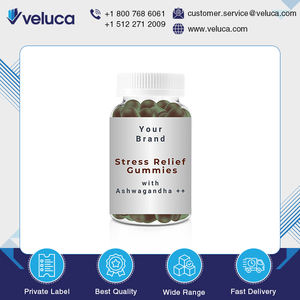 Dernier Stock Arrivée Vegan sans OGM Marque Privée Ashwagandha Relax Gummies Soulagement Du Stress Naturel Complément Supplément pour Adultes - Product Image 3
