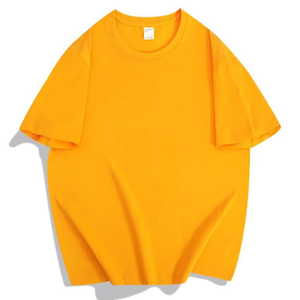 Offre Spéciale 220gsm coton hommes surdimensionné T-Shirt Street Wear couleur unie col rond avec Logo personnalisé broderie Logo avant Placement - Product Image 1