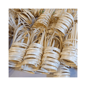 Porte-lunettes en osier de bambou enveloppé de roseau gaines de tasse simples pour la vaisselle de décoration - Product Image 1