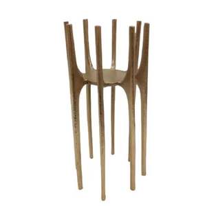 Portavelas galvanizado decorativo para el hogar, soporte de vela con acabado de oxodise para decoración navideña personalizada - Product Image 3