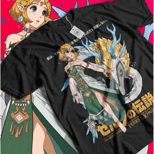 T-shirt en coton Legend of Zelda Princesse et Dragon - Produit promotionnel - Product Image 2