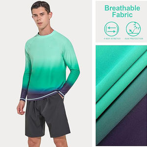 Camiseta de gimnasia de compresión Premium para hombre, Camiseta ajustada de manga corta de secado rápido para deportes, entrenamiento atlético, camiseta de entrenamiento - Product Image 5