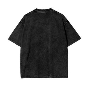 T-shirt décontracté pour homme en coton 100% directement de l'usine, surdimensionné, écologique, séchage rapide, respirant, imprimé à l'écran, manches courtes - Product Image 2