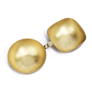 Bol de service rond moderne en acier inoxydable doré, idéal pour les noix, les salades, les fruits - Décoration d'intérieur avec motif plantes/fleurs - Product Image 5