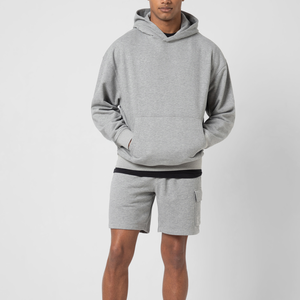 เสื้อมีฮู้ดสำหรับผู้ชายผ้าฝ้าย100% โอเวอร์ไซส์พิมพ์โลโก้ได้ตามต้องการ - Product Image 5