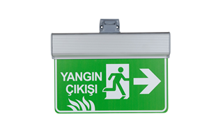 Alfamax LIFE-X LED Emergency Exit <b>Sign</b> Luminaire 3-5 Hours Ni-Cd Battery Backup IP40 Rated Ra>80 CRI High Visibility Light - Product Image 6