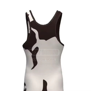 New Arrival Spandex Polyester Wrestling Wear <b>Men</b> Wrestling <b>Singlet</b> Quick Dry Customized <b>Singlet</b> - Product Image 6