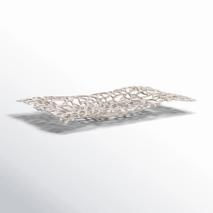 Heavy <b>Tray</b> for Catering Service Raised Edge Metal <b>Tray</b> for Safety Gold-Plated Handcrafted Elegant <b>Tray</b> - Product Image 2