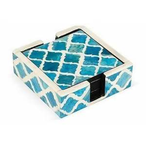 Exquisite Durable Home Decorative Handmade Walnut <b>Wood</b> Cork Drink Coasters with Holder Woven <b>Placemats</b> - Product Image 6