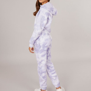 Conjunto Deportivo de Mujer en Tie Dye de Algodón y Elastano, Ropa Deportiva para Gimnasio, Traje Deportivo para Mujer, Tie Dye para Mujer - Product Image 2