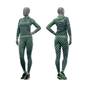 Ensemble de yoga léger taille haute pour femmes, grande taille, sans couture, respirant, extensible dans les quatre sens, leggings de sport imprimés, sweats à capuche pour la course à pied - Product Image 4