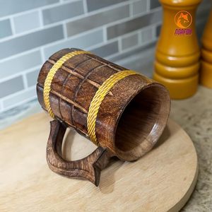 Tasse de voyage en bois légère et élégante de l'exportateur indien pour les pique-niques en plein air et les cadeaux Tasses à thé et soucoupes dans le monde entier - Product Image 4