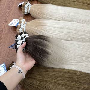 Hot Sale <b>Hair</b> Product Ombre <b>Color</b> Straight Unprocessed Raw Cuticle Aligned Bulk <b>Hair</b> Raw Vietnam Human <b>Hair</b> Extensions - Product Image 1