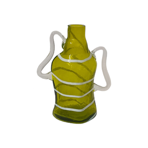 Botella de vidrio decorativa moteada para beber Regalos corporativos de Navidad terminados a mano Patrón único brillante de alta calidad Ecológico - Product Image 2