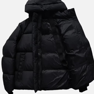 Vestes en coton rembourrées pour hommes, style automne, col montant, personnalisables, de haute qualité, écologiques, chauffantes, nouvelle collection 2025 - Product Image 3