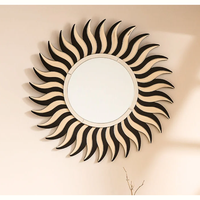 Miroir mural décoratif Falah International, cadre en métal, design moderne, décoration de mariage et de maison, miroir mural artisanal écologique