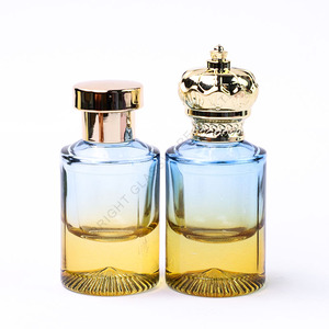 Chất Lượng Cao Rỗng Chai Thủy Tinh Với Núi Lửa Cơ Sở Cho Phụ Nữ 30Ml 50Ml 100Ml Nước Hoa Cầm Tay Chai Với Cap - Product Image 1