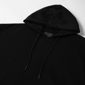 Sudadera con Capucha Unisex Personalizada - 100% Algodón, Sudadera Extra Grande para Hombre, Ropa Casual, Sudadera Negra Lisa - Product Image 3