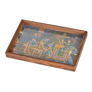 Top Grade Quality Food Server <b>Tray</b> for Home Hotel Supplies <b>Dinner</b> Table Decoration Serving Salver Platter Serving <b>Trays</b> Hot Sale - Product Image 6