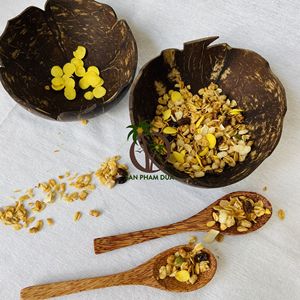 Assiette en coquille de noix de coco de haute qualité, belle forme, produit naturel, assiette en coquille de noix de coco avec une grande attraction - Product Image 6