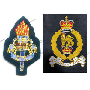 Hand Embroidered Bullion Rank Patches and <b>Badges</b> Custom Logo Design - Product Image 3