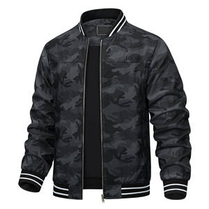 Chaqueta Bomber de Lona Cálida de Invierno para Hombre, Personalizable, Gruesa, con Múltiples Bolsillos, Estilo Urbano con Logotipo Frontal, Cortavientos 2025 - Product Image 1