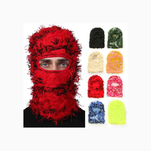 Vente en gros de cagoule en polyester de qualité supérieure avec logo personnalisé cagoule de moto respirante de haute qualité style fourrure - Product Image 1