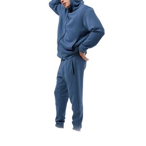 Conjunto Deportivo Ligero con Capucha y Efecto Desgastado para Hombre, Personalizado OEM, para Entrenamiento en el Gimnasio, Cómodo - Product Image 4