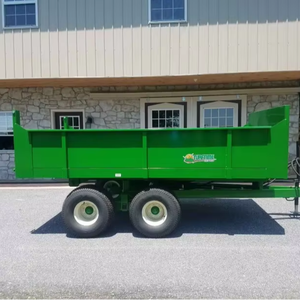 Remolque de descarga de servicio pesado TurfTime Modelo Ancho total 80 Capacidad de remolque 7 toneladas de caballos de fuerza 50-75 HP para tractor - Product Image 1