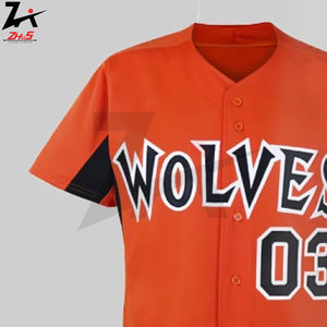 Uniformes de Béisbol Personalizados con Impresión a Color, Transpirables y de Alta Calidad para Adultos, Conjuntos Premium 100% Poliéster, Nombres de Equipo Personalizados, MOQ 10 - Product Image 2