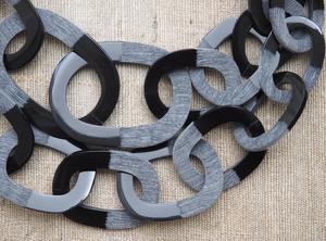 Collier de luxe en corne de buffle fait à la main, bijoux naturels et durables pour femmes, haute qualité - Product Image 2