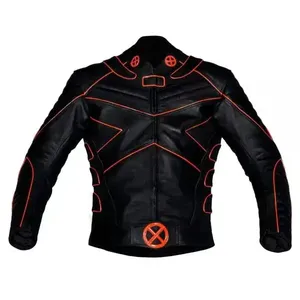 Chaqueta de Cuero Negra Wolverine X-Men - Product Image 1