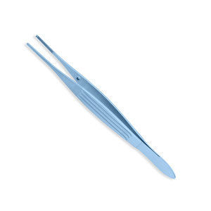 Pinzas Gillies de 1x2 Dientes, 15 cm, 6 Pulgadas, de Acero Inoxidable, Instrumento Quirúrgico Manual para Sujetar Tejidos, Color Plateado, Certificado CE, Gran Venta - Product Image 3
