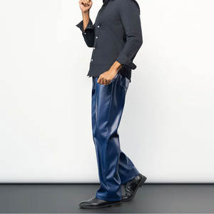 Pantalon en cuir Offres Spéciales pour hommes fabriqué en usine en gros Pantalon en cuir pour hommes fabriqué en meilleure qualité - Product Image 2