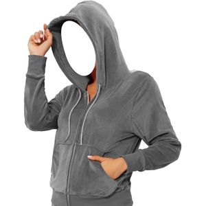 Conjunto Deportivo de 2 Piezas para Mujer, Ligero y Transpirable, con Capucha, Pantalones Jogger, Tallas Grandes, Estampado Bordado - Product Image 5