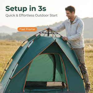 <span class=keywords><strong>Tente</strong></span> automatique légère gris nuage pour <span class=keywords><strong>2</strong></span> personnes, installation instantanée, abri solaire portable pour la plage, protection UPF 50+, revêtement argenté, quatre saisons - Product Image 5