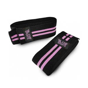 Genouillères en nylon et coton épais pour hommes/femmes - Genouillères flexibles pour la musculation, les squats, le powerlifting, maintien au chaud - Product Image 4