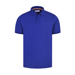 Polo de Golf azul real para hombre con logotipo personalizado de alta calidad, uniforme de trabajo de tela transpirable de secado rápido, polos para hombre - Product Image 4